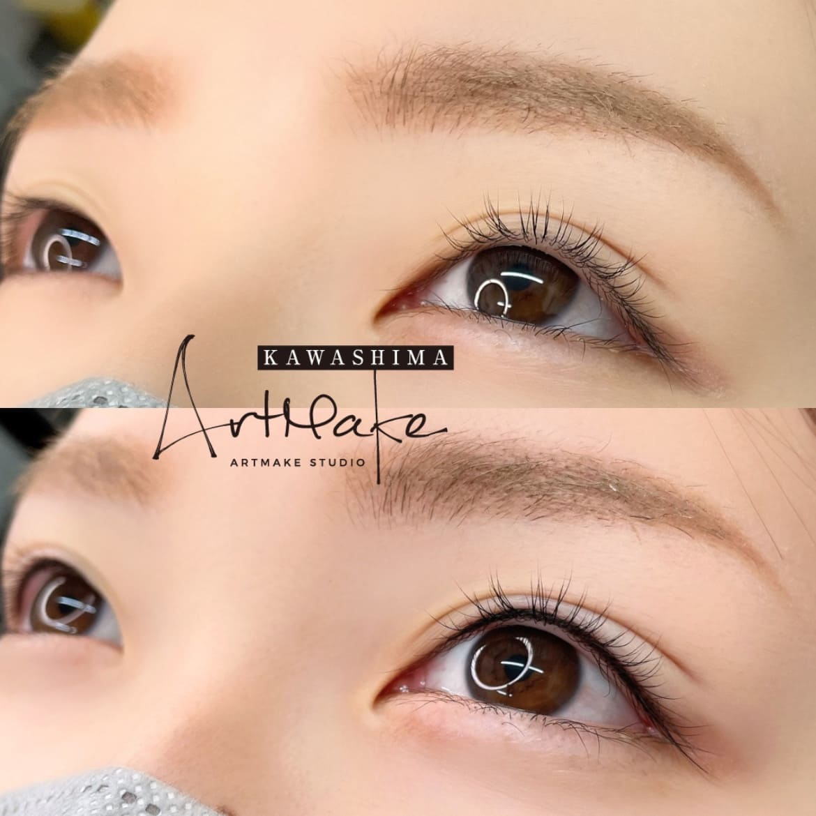 アートメイクスタジオアイライン上アートメイク症例画像